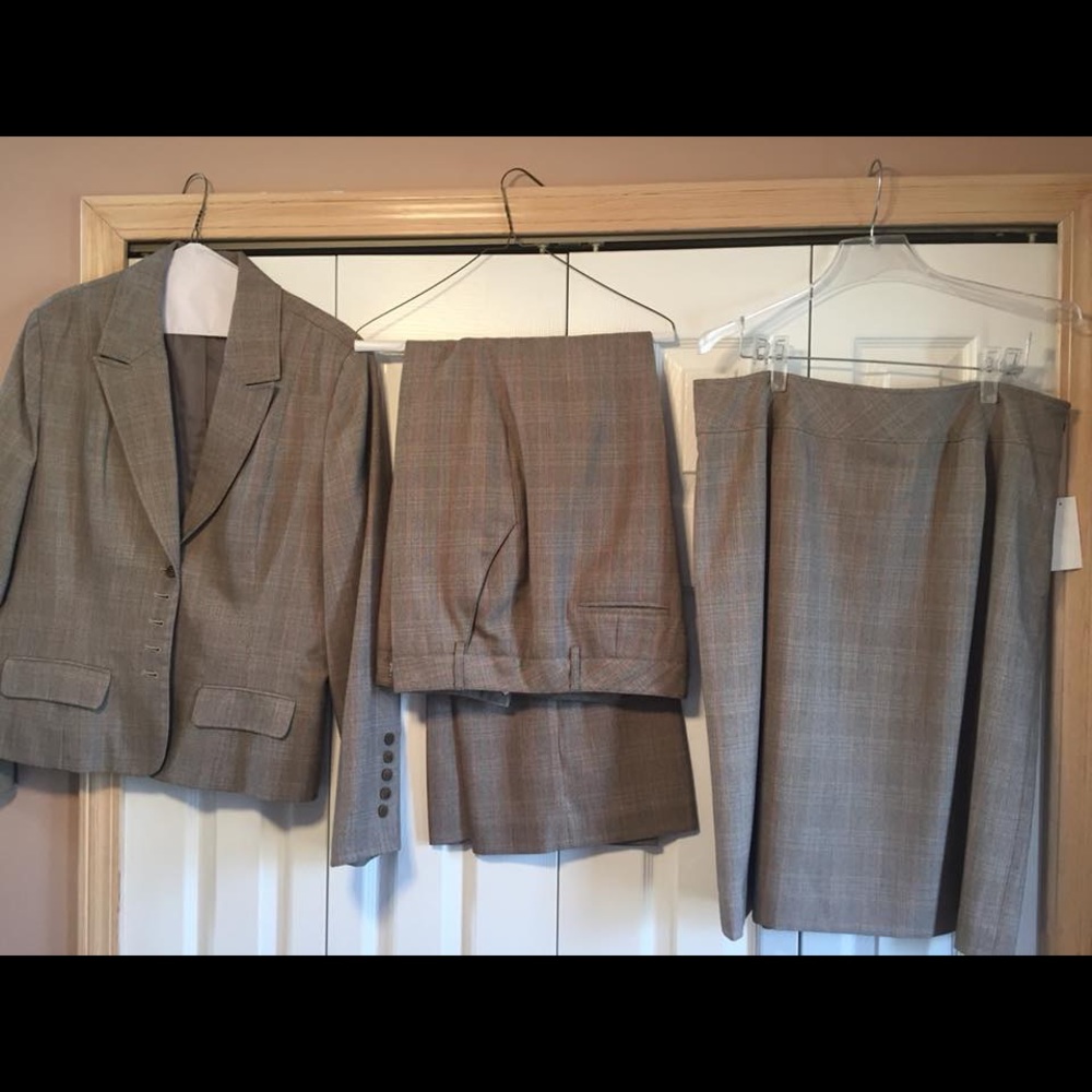 Women’s three piece suit.
